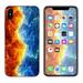 Skin Decal For Apple Iphone X 10 / Fire And Ice