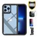 Xihaiying iPhone 13 Pro case + Screen Protectors + Camera Lens Protector + Phone Belt Clip Non-Yellowing Anti-Scratch Slim pc clear back cover 2 in 1 Case for iPhone (Black)