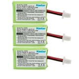 Kastar 3-Pack Battery Replacement for Plantronics 86180-01 PL-86180-01 Battery Plantronics 84479-01 PL-84479-01 Battery Plantronics CS540 CS540A Wireless Headset System