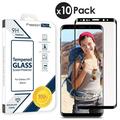 10x Samsung Galaxy S9 Plus Screen Protector Glass Film Full Cover 3D Curved Case Friendly Screen Protector Tempered Glass for Samsung Galaxy S9 Plus Black