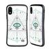 Head Case Designs Officially Licensed Cat Coquillette Evil Eye Green Purple Mandala Hybrid Case Compatible with Apple iPhone XR