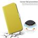 Allytech Compatible For Samsung Galaxy S21 Ultra Case Soft TPU and PU Leather Candy Color and Lychee Pattern Flip Wallet Stand Magnetic Cover.For Samsung Galaxy S21 Ultra Yellow