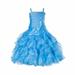 Ekidsbridal Rhinestone Organza Layers Flower Girl Dress Father Daughter Dance Recital 164S 12