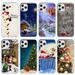 Cartoon Deer Elk Merry Christmas Xmas Gift Case Cover For iPhone 13 12 Mini 8 7 6 6S Plus X 5 XR 11 12 Pro XS Max SE 2020