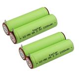 Kastar 2-Pack 2.4V 2200mAh Ni-MH Battery Replacement for Norelco 6848XL Norelco 6863XL Norelco 6865XL Norelco 6866XL Norelco 6867XL Norelco 6885XL Norelco 6886XL 6886XLD Norelco 6887XL