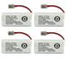 Kastar 4-Pack BT-1025 Battery Compatible with Uniden D1785-8 D1785-9 D1785-10 D1785-11 D1785-12 D1785-2T D1785-3T D1788 D1788-2 D1788-3 D1788-4 D1788-5 D1788-6 D1788-7 D1788-8 D1788-9 D1788-10