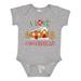 Inktastic I Love Gingerbread Christmas Holiday Boys or Girls Baby Bodysuit