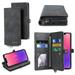 Wallet Case Compatible with IPhone 13 Mini 2 in 1 Wallet Protective Flip Cover with Detachable Magnetic Wallet PU Leather Wallet with Lanyard 12 Card Slots