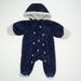 Pre-owned Little Me Unisex Blue Bunting size: 3-6 Months