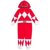 Power Rangers Toddler Boys Zip Up Cosplay Coverall Toddler to Big Kid