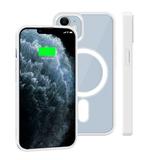 FIEWESEY Designed for iPhone 14 Case/iPhone 14 Pro Case/iPhone 14 Plus Case/iPhone 14 Pro Max Case with Magsafe Clear Magnet Shockproof Thin Slim Fit Cover - iPhone 14 Pro Max(White Edge)