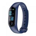 Smart Watch Bluetooth Sport Bracelet Fashion Wristwatch Wristband Smartband Fitness Watch for Men Women Kids Gift Navy