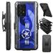 Compatible with Samsung Galaxy A33 Hybrid Luxguard Holster Phone Case Cover (Air Force Star)