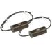 Pac BB-6PR Set Of Two 50-Watt Tweeter Bass Blockers Black Color Coded Leads New