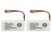 Kastar 2-Pack BT-1021 Battery Replacement for Uniden D2997-4 D2997-5 D2997-6 D2998-2 D2998-3 D2998-4 D2998-5 D2998-6 D3097 D3097-2 D3097-3 D3097-4 D3097-5 D3097-6 D3097-7 D3097-8 D3097-9 D3097-10