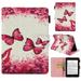 Case Fits All-New Amazon Kindle Paperwhite (Fits All Generations) - Premium Lightweight PU Leather Folio Cover with Auto Sleep/Wake for Amazon Kindle Paperwhite E-Reader Rose Butterfly