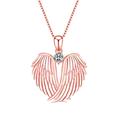 Floleo Clearance Angel-Wings Necklace Angel-Wings Pendant Birthstone Necklace For Women Jewelry