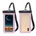 Universal Waterproof Phone Pouch IPX8 Waterproof Phone Case For Beach Underwater Cellphone Dry Bag With Lanyard Fits All Phones Up To 6.5IN-A