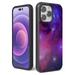 Bemz Dual Layer Hybrid Cover Case Compatible with iPhone 14 Pro - Purple Nebula