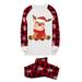 TAIAOJING Matching Christmas Pajamas for Family and Couples Christmas Mom For Christmas Pjs Sets Print Pjs Plaid Holiday Sleepwear Print Sleepwear Set