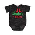 Inktastic Santa s Helper Elf Shoes Snowflakes Christmas Boys or Girls Baby Bodysuit