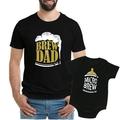 Feisty and Fabulous Father Son Shirts Brew Dad Micro Brew Matching Shirts Black Micro Brew & Black Brew Dad