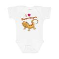 Inktastic I Love Bearded Dragons Boys or Girls Baby Bodysuit