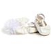 Esho Infant Baby Girls Bowknot Princess Party Dress Shoes Mary Jane Flats Newborn Baby Crib Shoes + Two Headbands