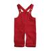 US Newborn Kids Baby Girl Boy Bib Pants Romper Overalls Corduroy Outfits Clothes