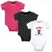 Hudson Baby Infant Girl Cotton Bodysuits Mommy Latte 3-6 Months