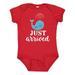 Inktastic Just Arrived Baby Boy Whale Boys Baby Bodysuit