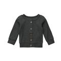 Causal Coat Kids Baby Girls Long Sleeves Knitted Cardigan Sweaters Button Knitted Tops Sweater Tops Baby Jacket Baby Boy Knitted Sweater Cardigan Tops