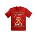 Awkward Styles Ugly Christmas T-Shirt for Boys Girls Xmas Gingerbread Man Toddler Shirt