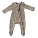 nsendm Boy Babies Baby Girls Boys Striped Cotton Autumn Long Sleeve Romper Jumpsuit Thermal Boys Khaki 12-18 Months