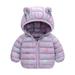 XMMSWDLA Deals Clearance Baby Outerwear Newborn Infant Baby Boys Girls Solid Color Plush Cute t Winter Hoodie Coat Jacket Outfit Dinosaur Pattern