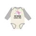 Inktastic My Mema Loves Me Girl Unicorn Girls Long Sleeve Baby Bodysuit