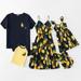 PatPat Easter Mosaic Family Matching mommy and me Lemon Series Tank Dresses - Rompers - Topsï¼ˆWomenï¼†Menï¼†babyï¼†Girlsï¼†kidsï¼‰