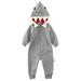 Baby Boy Girl Shark Romper Bodysuit Jumpsuit Playsuit Outfits Clothes Costume