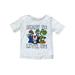 Super Mario Toddler Boys Gray Short Sleeve Level Up Luigi T-Shirt Tee Shirt 3T