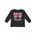 Inktastic Sanibel Island Florida Vacation Girls Long Sleeve Toddler T-Shirt