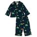 Infant Boys Blue Flannel Cars & Christmas Tree 2 Piece Pajama Set 18M