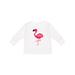 Inktastic Pink Flamingo Boys or Girls Long Sleeve Toddler T-Shirt