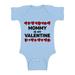 Awkward Styles Mommy Is My Valentine Short Sleeve Bodysuit for Baby Valentine s Day One Piece Valentine s Day Gifts for Baby Boy Valentine s Day Baby Romper Cute Gifts for Boys Mom Baby Boy Bodysuit