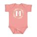 Inktastic Monogram Letter M Rose Floral Wreath Gift Girls Baby Bodysuit