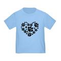 CafePress - Paws Heart Toddler T Shirt - Cute Toddler T-Shirt 100% Cotton