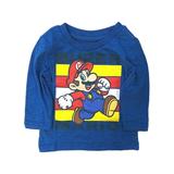 Jumping Beans Infant Boys Long Blue Super Mario Baby T-Shirt Tee Shirt 12 Months