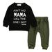 2pcs Newborn Toddler Kids Baby Boys Clothes Outfits Warm Long Pants Casual T-shirt Tops+Long Pants Set Clothes Set