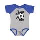 Inktastic I m Turning Two with Soccer Ball Boys or Girls Baby Bodysuit