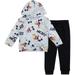 Disney Mickey Mouse Infant Baby Boys Fleece Pullover Hoodie and Pants Outfit Set Infant to Little Kid