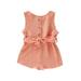 Newborn Baby Girls Organic Onesies Cotton Sleeveless Bodysuit Rompers Outfits Clothes